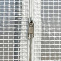 Túnel de Aluminio de 2,95x2x2m with Ventanas enrollables, Protección UV y cortaviento, construcción de Maple Blanco - details 1