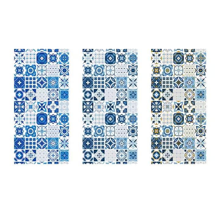J.S ONDO Toalla de baño , Toalla de Playa, ESTAMPADO DE MANDALAS Mosaicos Toalla Microfibra Prevención de Arena, Toallas de Playa Ligera y de Secado Rápido, Aplicable a Playa, Viajes, Sauna, Gimnasio 90*170cm - 1