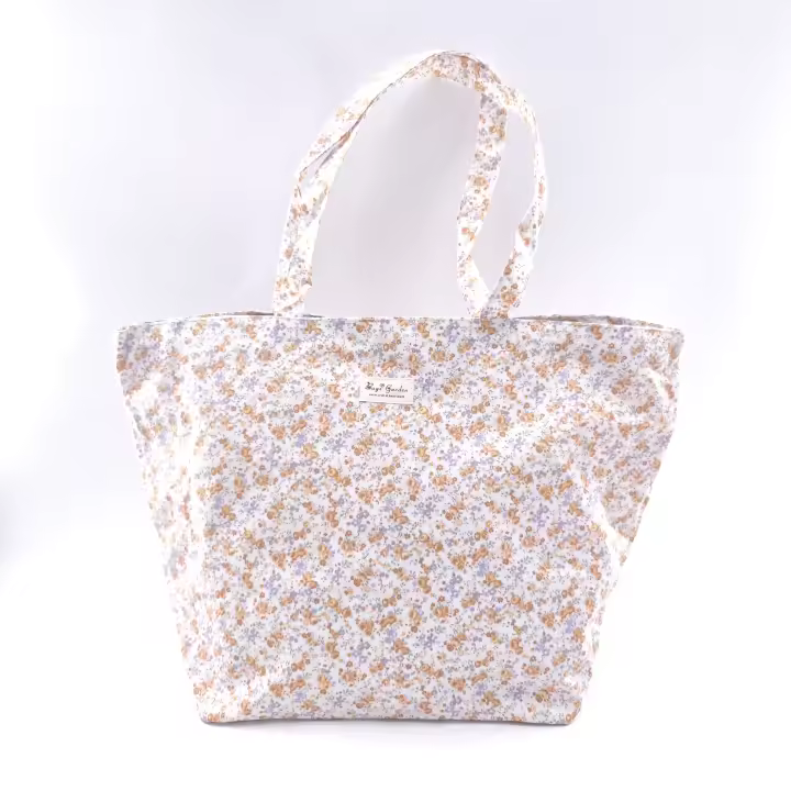 Bagsgarden- Bolso de playa impermeable floral, gran capacidad para traje de baño y toallas, ideal para natación, gimnasio y playa - 1