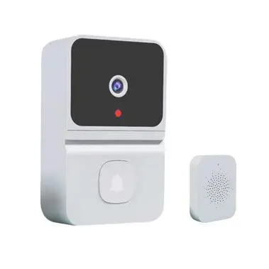 Timbre de video inalámbrico inteligente, Visión Nocturna de 480P, Audio bidireccional, almacenamiento en la Red, Alimentación por Agua - 1