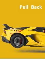 Lamborghini Aventador SVJ 63 Escala 1:24 Modelo De Metal Y Aleación Con Sonido Y Luz Vehículo De Juguete Para Niños Regalo - details 7