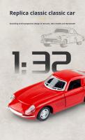 Coche De Deportes De Aleación De 1:32 Para Niños Juguete De Decoración De Coche Clásico Con Retroceso Pull Regalo Para Niños - details 3
