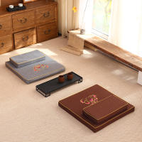 Cojín De Meditación Zafu De Lino Grueso Con Cubierta Desmontable Y Lavable Alfombra De Suelo Para Yoga Budista En Casa - details 2
