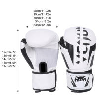 Guantes De Boxeo Para Adultos Resistente Al Desgaste Y Transpirables Equipamiento De Kickboxing Para Atletas Unisex - details 7