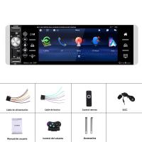Podofo 1 Din Carplay Android Auto Car MP5 Player Con Pantalla Táctil HD De 5.1'' Bluetooth FM Radio Soporte TF/USB Cámara Trasera - details 13