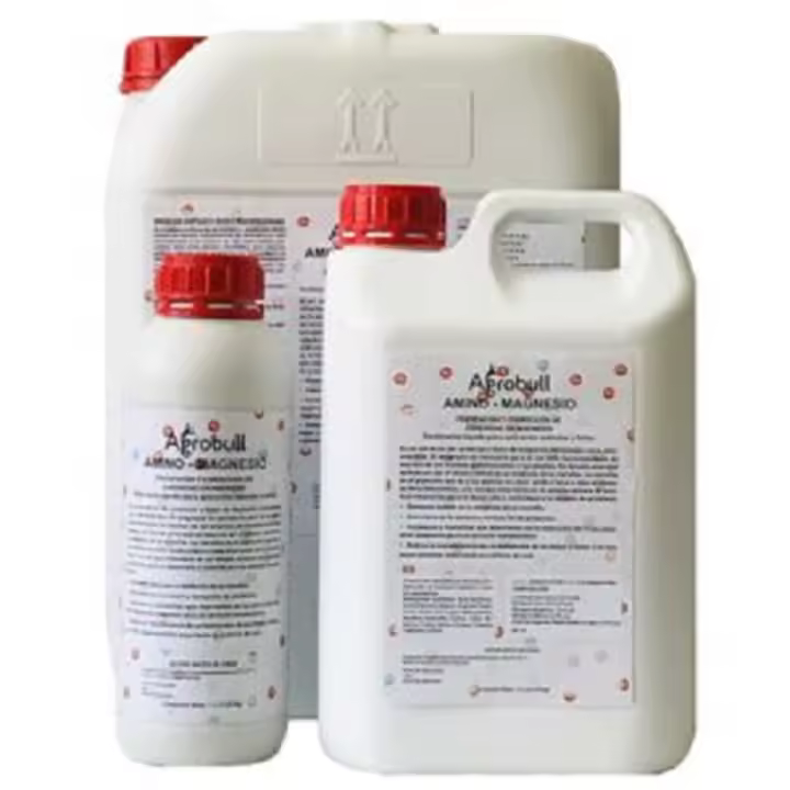 Fertilizante Concentrado 1 Litro para Crecimiento de Plantas | Agrobull Amino Mg - 1