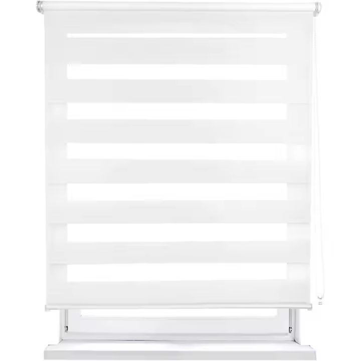 Estor Enrollable de Doble Capa Noche y Día, Tejido, Fácil de Instalar para Ventanas y Puertas, Proteccion Solar, Stores Noche y Día - 1