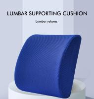 Almohada De Apoyo Lumbar Para Silla De Oficina Y Asiento De Coche Espuma De Memoria Multiusos Cojín De Espalda Removible Y Lavable Para Adultos - details 0