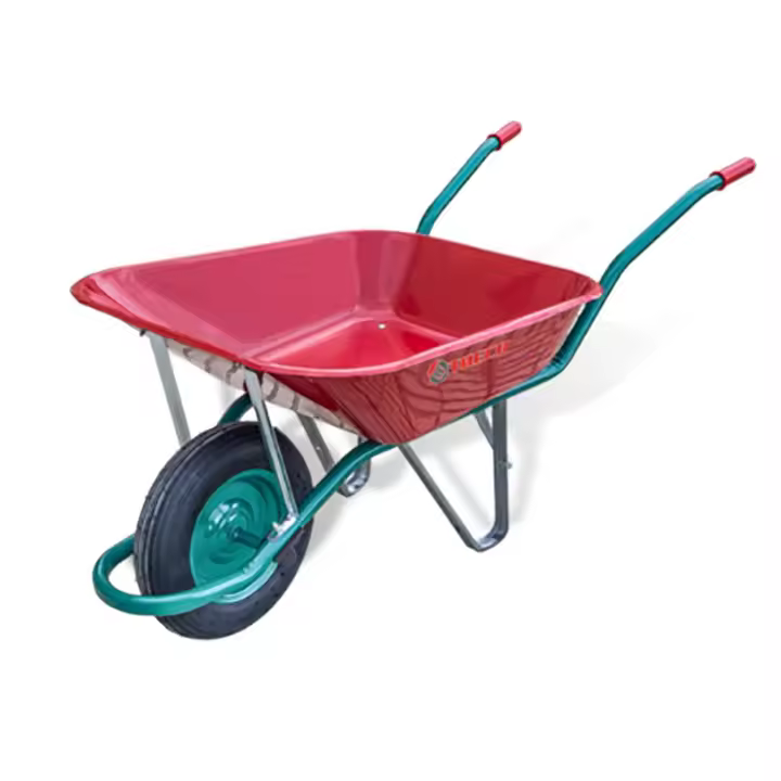 Carretilla obra roja royal 60l r/ neumatica - 1
