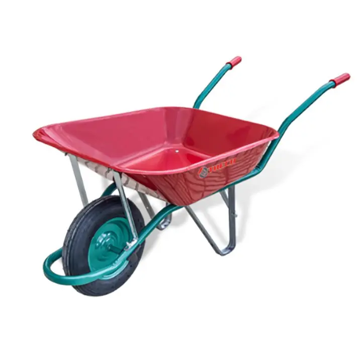 Carretilla obra roja royal 60l r/ neumatica - 1