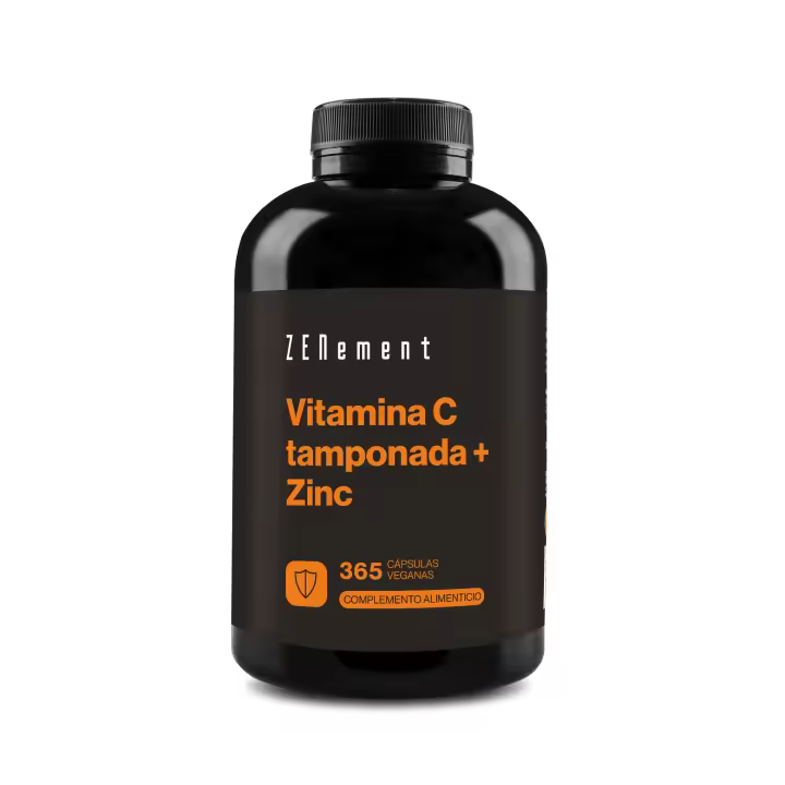 Vitamina C Tamponada + Zinc - 365 Cápsulas - 1