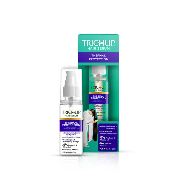 Serum para el cabello protector termico Trichup 60ml,Serum de pelo protege y evita la ruptura y desgaste del cabello, Sin parabenos Rápida absorción NOVEDAD - 1