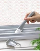 Cepillo De Limpieza Para Ventanas 2 En 1 Cepillo Y Escoba Herramienta De Limpieza Doméstica Para Huellas De Puertas Teclados Y Pisos Material Plástico - details 0
