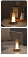 Vela LED Recargable Con Sensor De Movimiento Luz Nocturna Small Flameless Candelabra Para Decoración Del Hogar Lámpara De Ambiente - details 0