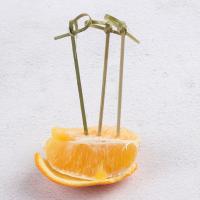 100pcs Palillos De Bambú Desechables Para Cócteles Forks De Fruta Barbecue Decoración De Fiesta Herramienta De Barra Eco-amigable Tamaño 9x0.3x0.3cm - details 5