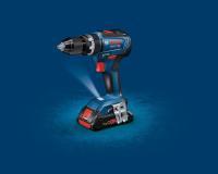 Bosch Professional 18V System GSB 18V-55 - Taladro percutor a batería (Brushless, 55 Nm, 2 baterías x 2.0 Ah, set 35 acc. impacto, en maletín) - details 2