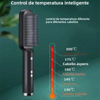 Cepillo De Pelo Eléctrico Para Llevar Rizador Y Secador Cerámico Calentamiento Rápido Profesional Moda Adecuado Para Hombres Y Mujeres - details 2