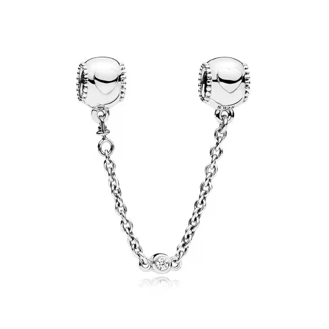 Pandora comodidad Cadena Precipitados Corazones796457 CZ, Viene con El embalaje de Caja de Joint original. - 1