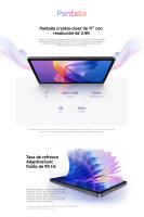 Tableta Xiaomi Redmi Pad 2 Versión Global 8GB+256GB, Potente procesador Helio G100-Ultra, Pantalla crystal-clear de 11" con resolución de 2.5K 90 Hz, Gran batería 9000 mAh, Cámara trasera 8MP, Dolby Atmos®, Xiaomi HyperOS 2 - details 2