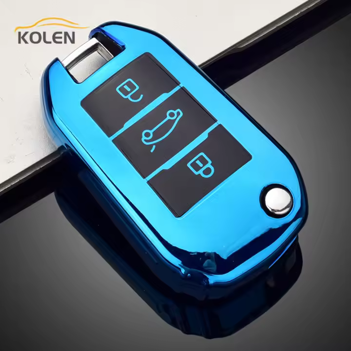 Funda De Llave De Coche TPU Para Peugeot 208 2008 308 3008 408 508 107 301 Citroen C4 CACTUS C5 DS4 DS5 Accesorios Carros - 1