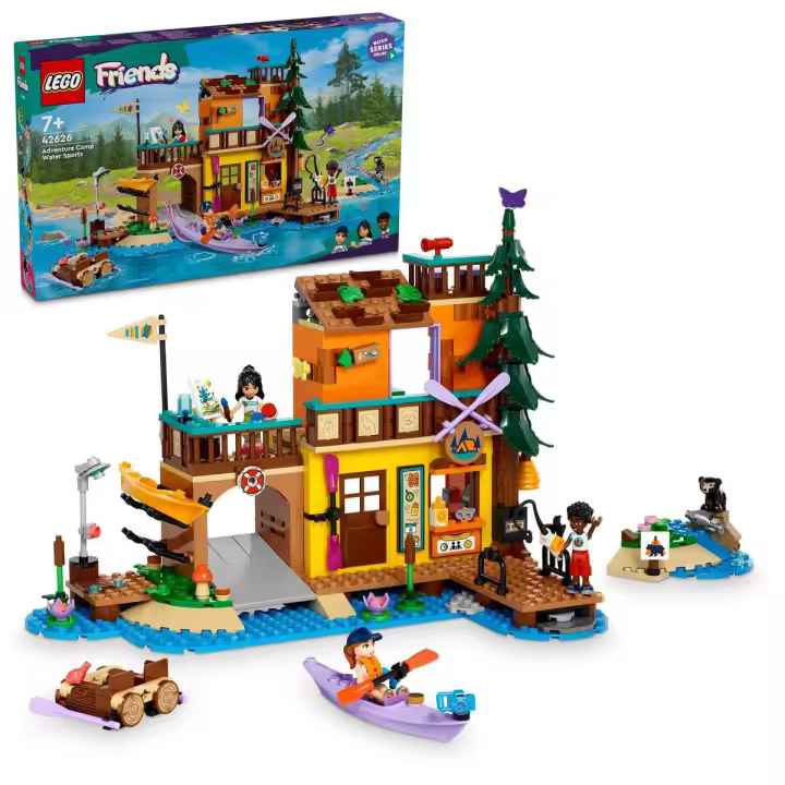 LEGO 42626 Friends Campamento de Aventura: Deportes Acuáticos Juguete de construcción para niños - 1