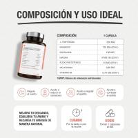 N NATNATURA HEALTH & BEAUTY - Triptófano + Magnesio + Melatonina + Espirulina y Vitamina B6. STOP insomnio. 90 cápsulas vegetales HECHO EN ESPAÑA. - details 0