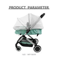 Mosquitera para cochecito, funda completa, cremallera doble, cochecito de bebé, funda para mosquitos, bordado de malla encriptada, mosquitera universal transpirable - details 1
