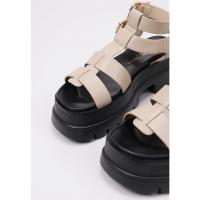 Krack Harmony NIX Sandalias Con Plataforma Mujer Beige - details 1