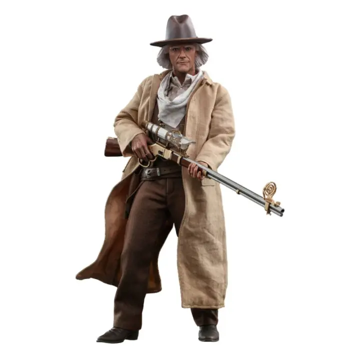 Hot Toys Regreso al futuro III Figura Movie Masterpiece 1/6 Doc Brown 32cm MMS617 - 1