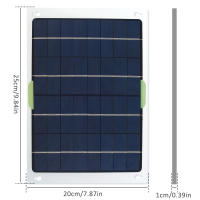 Panel Solar Portátil Impermeable 250W Alta Eficiencia Monocrystalline Cargador De Batería Trickle Para Coche RV Barco 12/24V - details 2