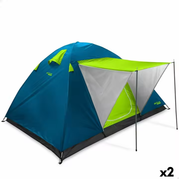 Tienda de Campaña Aktive Toldo 240 x 130 x 210 cm (2 Unidades) - 1