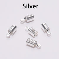 100pcs Tornillos De Cierre Para Cordones De Cuero 5*12mm Conector De Joyería Para DIY Pulseras Accesorios De Metal IRON - details 2