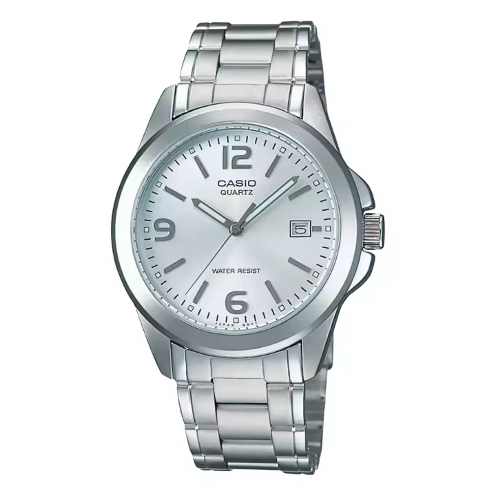 Casio Reloj Hombre Analogico Cuarzo con Correa de Acero inoxidable MTP-1215A-7A - 1