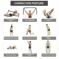 Cinta De Estiramiento De Yoga Resistencia Deportiva Para Danza Gimnasia Ejercicio Pilates Cinta De Terapia Física - details 4