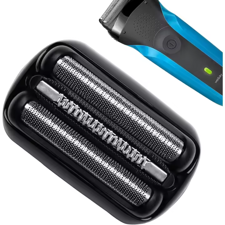 Lámpara de repuesto para afeitadora 21B compatible con Braun S3 Cabezal de repuesto para afeitadora en seco y Húmedo para Braun Series 3 Cabezal de repuesto 21B 3010S, 3040S, 5409 - 1