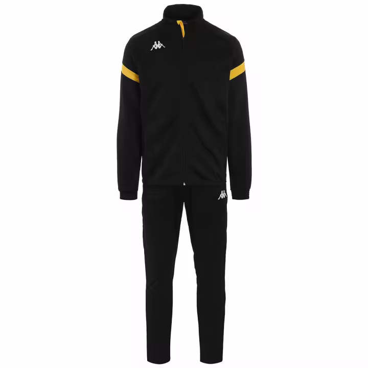 Chandal completo de hombre Kappa Dalcito negro deportivo para gimnasia, correr o día a día - 1
