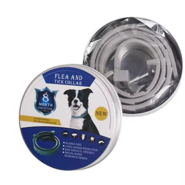 Collar antipulgas para perros , elimina garrapatas y piojos | Protección duradera  | Collar antiparasitario ajustable - 1