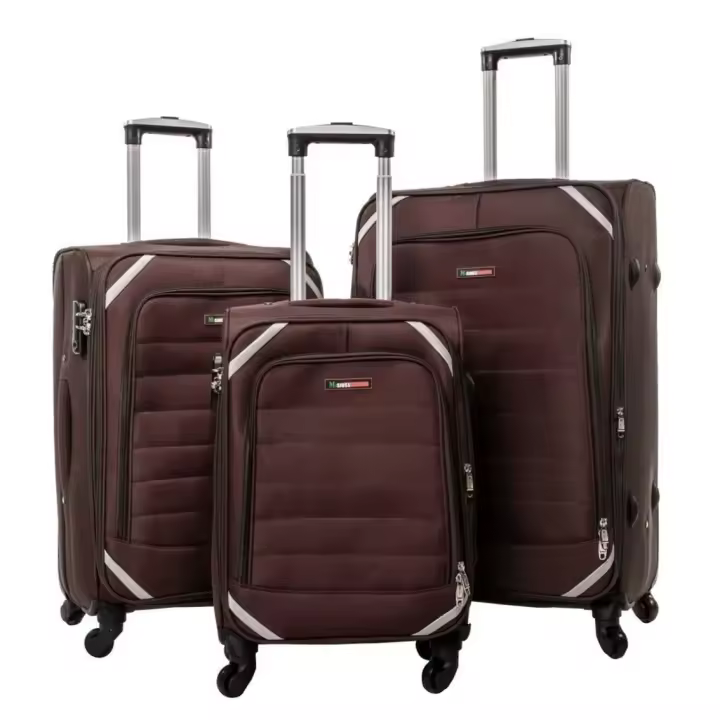 maletas  viaje de 20, 24 y 28 pulgadas, con carrito de tela Oxford, Maleta de equipaje rodante, Valise - 1