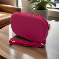 Monedero De Silicona Pequeño Bolsa De Almacenamiento Oval Para Monedas Tarjetas Auriculares Llaveros Portátil Para Bolso De Mano - details 1