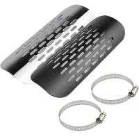 Silenciador de escape Universal para motorteta, cubierta protectora Térmica para Tube, color Negro - details 1
