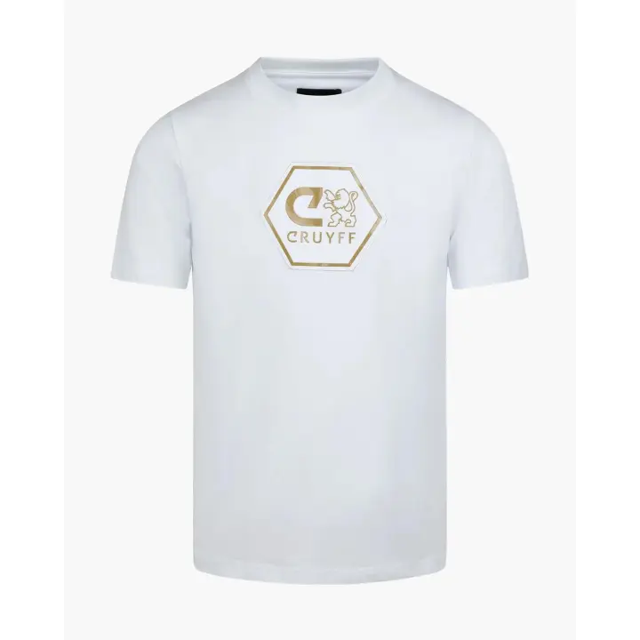 Cruyff Camiseta Hombre Modelo C-Iion CA251056-160 White/Gold. - 1