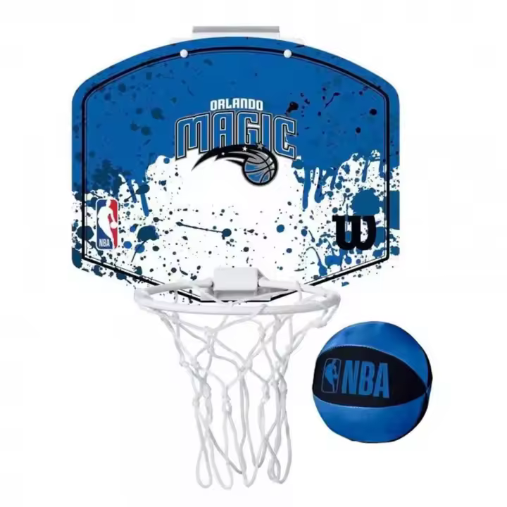 Wilson Set De Baloncesto Magic De La Nba Con Minicanasta Y Minibalón - 1