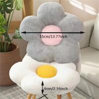Cojín De Tela De Peluche Floral Suave Para Silla Y Sofá Decorativo Para Dormitorio Y Sala De Estar Regalo De Cumpleaños - details 8