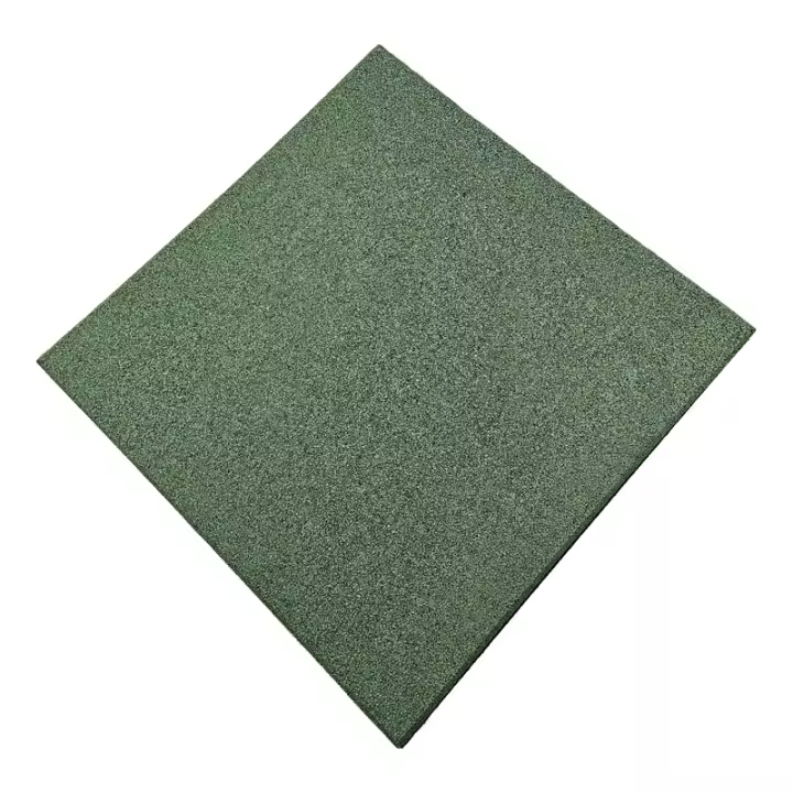 Loseta de Caucho para Suelo de Gimnasio 50x50x20mm - Pack 2 - Protección Contra Caídas - 1