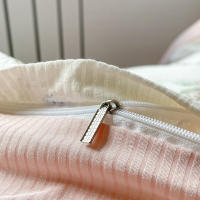 Juego de Funda Nórdica 4 Piezas-Ropa de Cama Algodón Lavado con Jacquard Elegante-Tacto Extra Suave, Varios Tamaño Disponible - details 4
