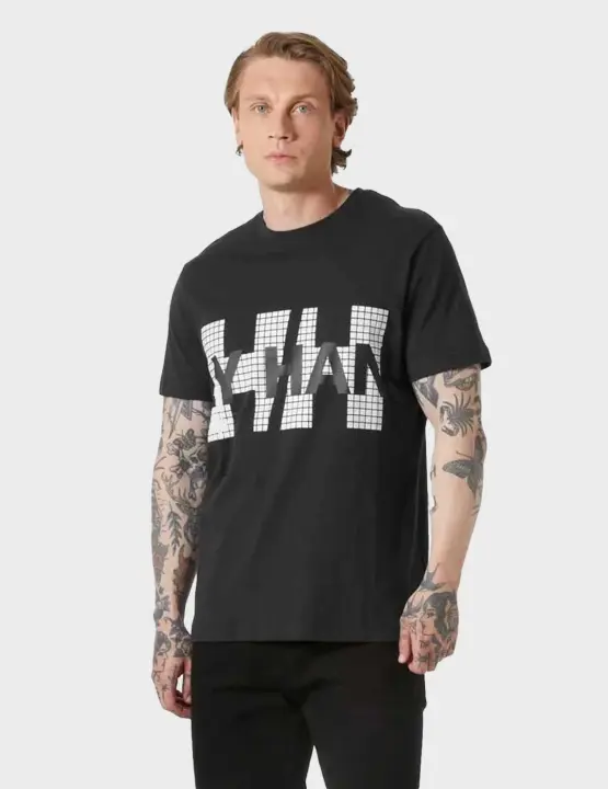 Helly Hansen Core camiseta negra para hombre - 1