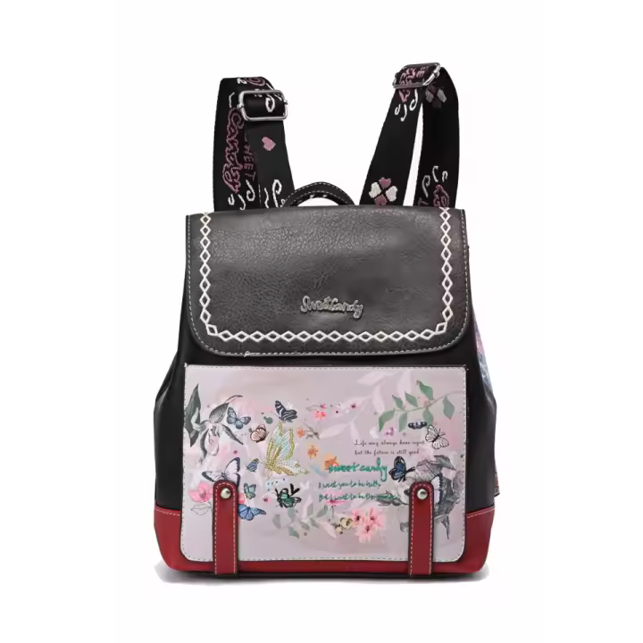 Mochila Sweet Candy Colección Butterfly Garden - ¡El toque perfecto de naturaleza y elegancia!  Alta calidad - 1