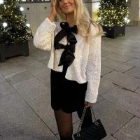 Blusa Larga De Manga Con Lentejuelas Para Mujer Estilo Europeo Y Americano Para Fiestas Y Banquetes Primavera/Otoño - details 8