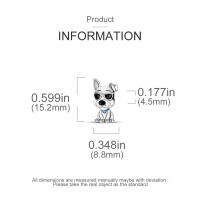 Encantadores Colgantes De Animales De Plata Para Mujer Joyería De Pulsera Y Collar Forma Irregular Sin Certificación - details 46