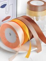Cinta De Seda Satinada Wusmart 22 Metros/rol 2cm Cinta De Seda Para Manualidades DIY Decoración De Navidad Y Bodas - details 1